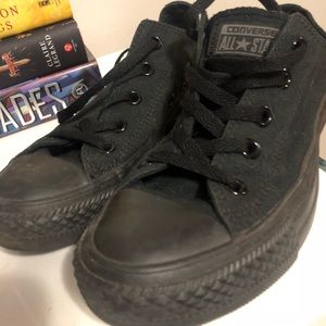 All Black Converse